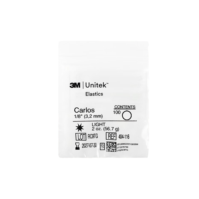 3M 牙科正畸橡皮圈（2盎司） 100粒/包